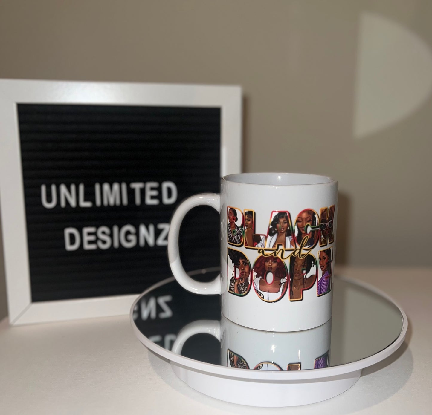 Black and Dope Coffee Mug